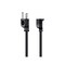 Monoprice SJTW Extension Cord, 14 AWG, Indoor, 14/3, 1 Outlets, 5-15R, Black, 5-15P, 6 ft 24198 - alternate 2